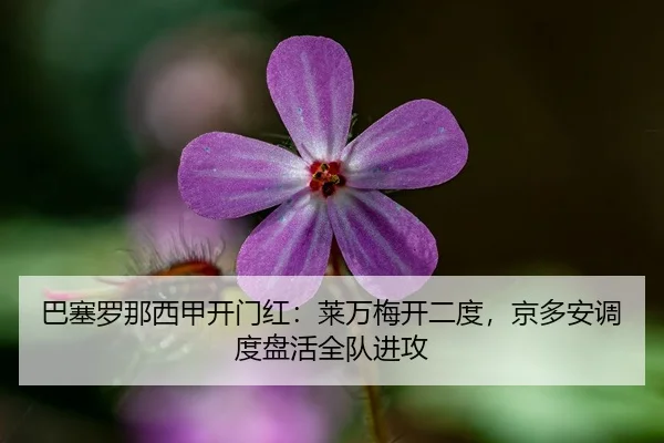 巴塞罗那西甲开门红：莱万梅开二度，京多安调度盘活全队进攻